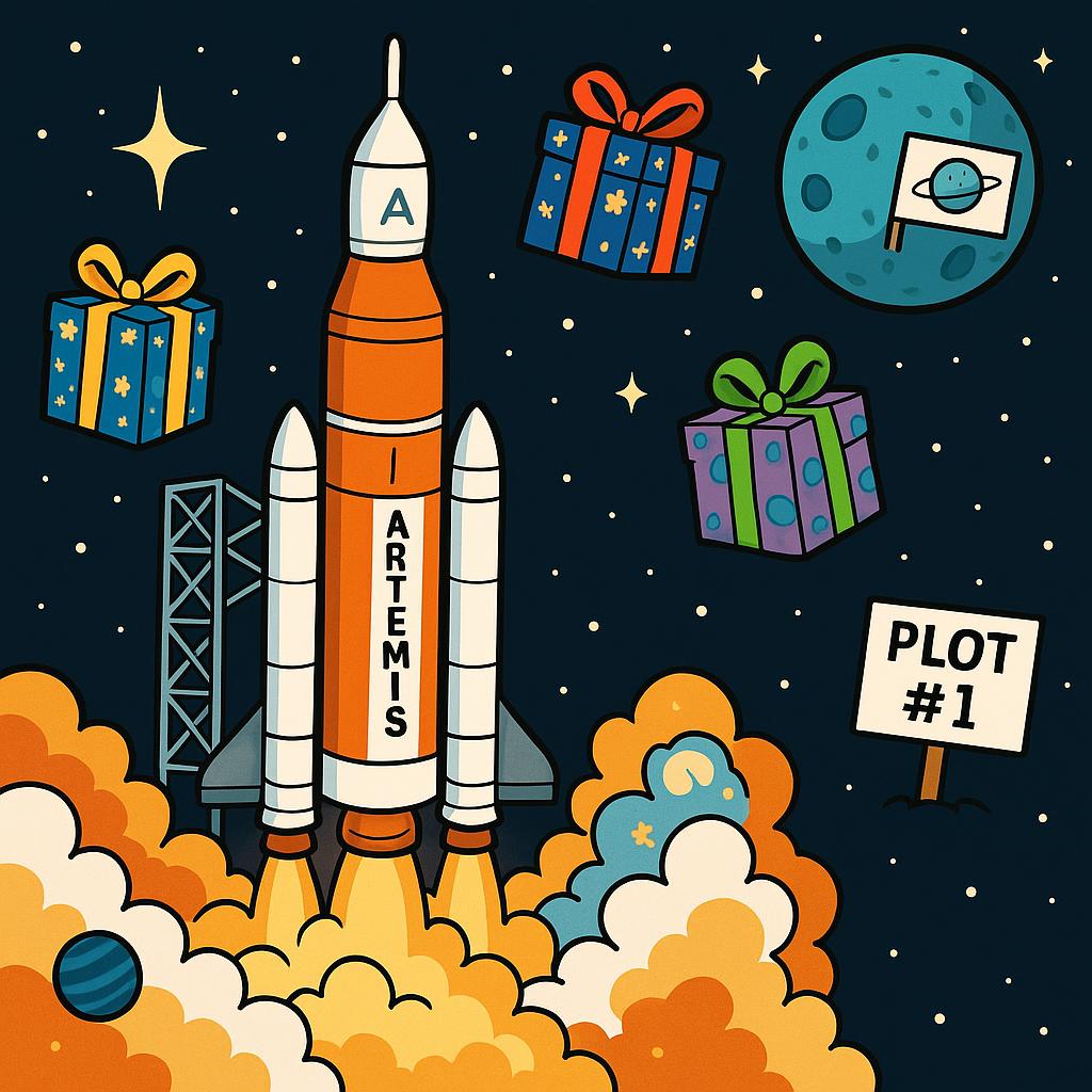 What Would You Gift the Moon? The Artemis Mission Inspires Imagination—and Symbolic Lunar Plots!