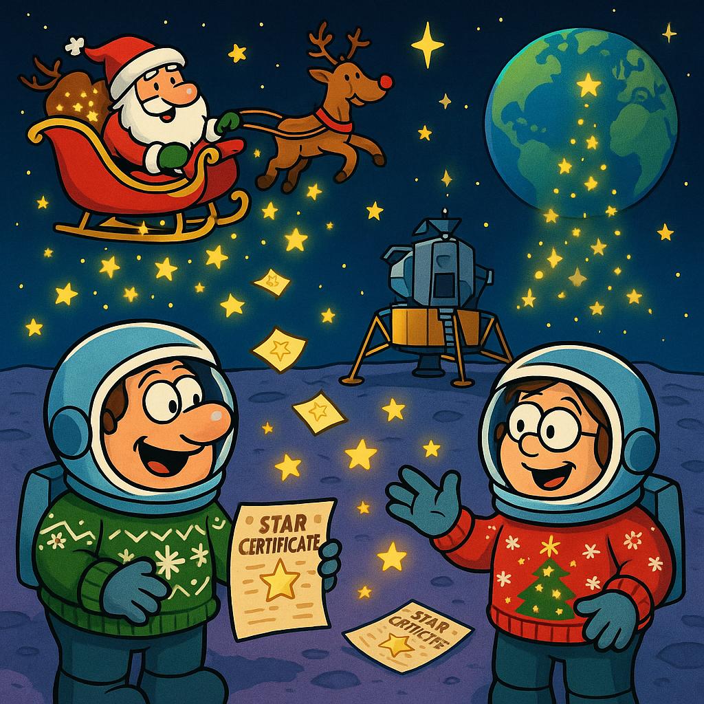 If Santa Delivered Star Plots: The Magic of Gifting Space in the Age of Artemis