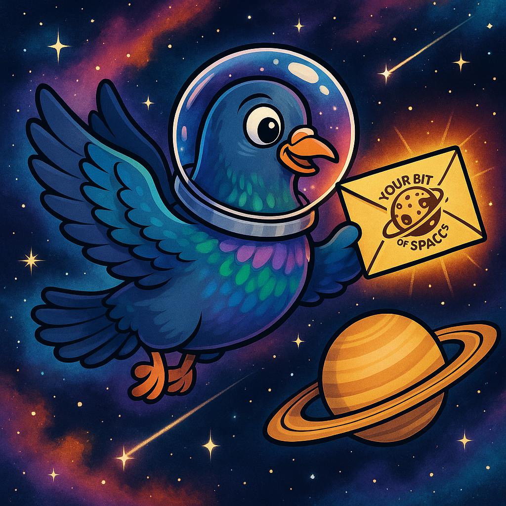 Stella’s Special Delivery: The Cosmic Pigeon Bringing You the Universe (Sort Of)